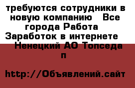 требуются сотрудники в новую компанию - Все города Работа » Заработок в интернете   . Ненецкий АО,Топседа п.